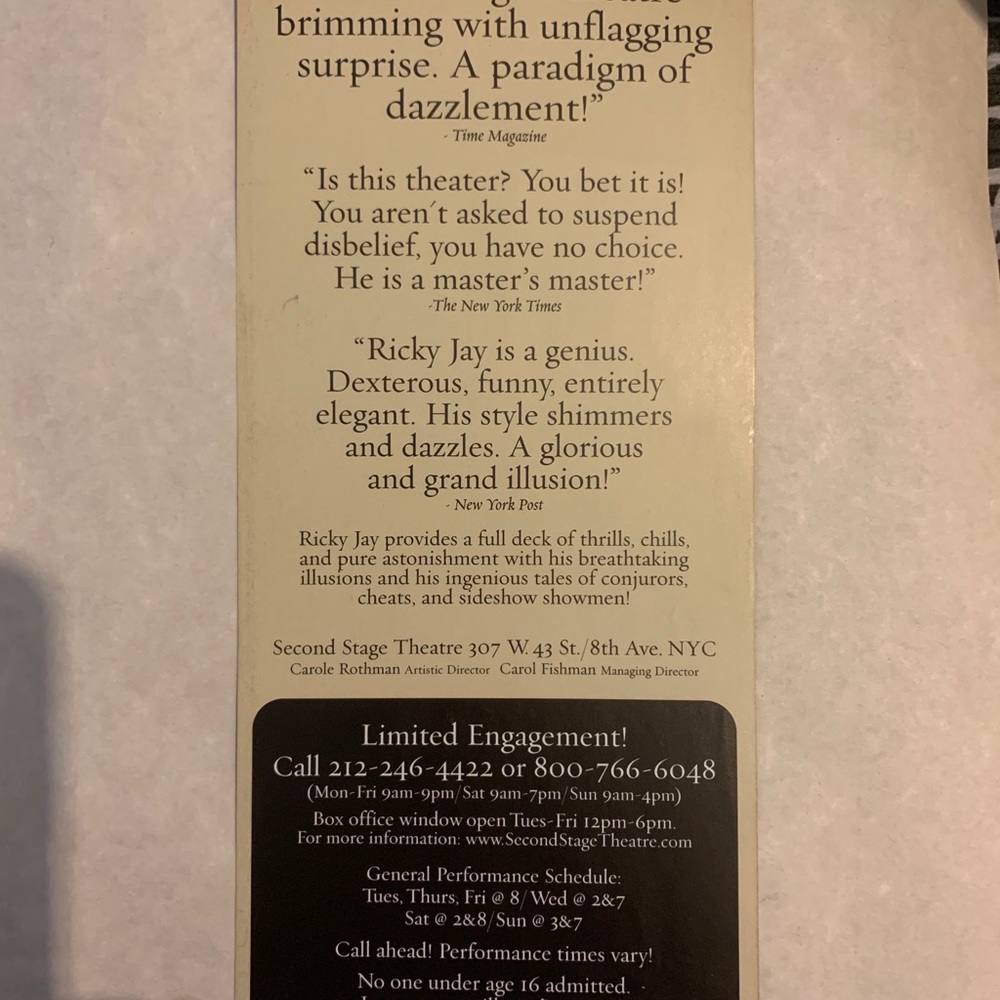 NEW Ricky Jay Collectors Magic - Picture 2 of 6